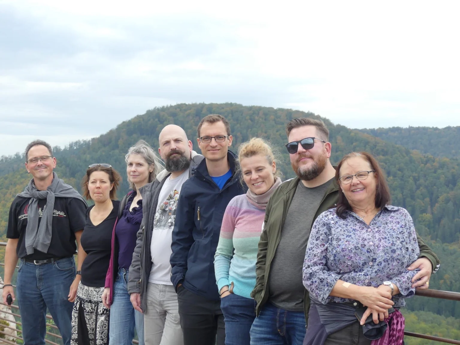 Mitglieder des Vokalensembles Cantamus bei einem gemeinsamen Ausflug